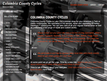 Tablet Screenshot of columbiacountycycles.com